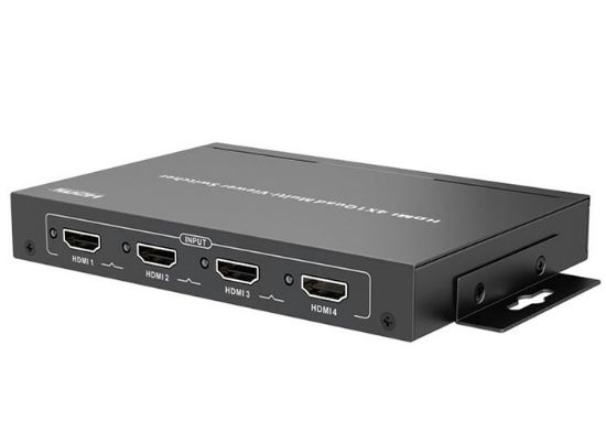 S-Link Swapp SW-HDQS41 4 Port input 1Port Output 120M Cat6 Extender ve Çoklu Switch resmi