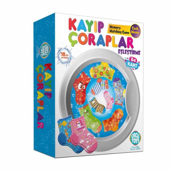 Circle Toys Kayıp Çoraplar Eşleştirme Oyunu (3-5 Yaş) resmi