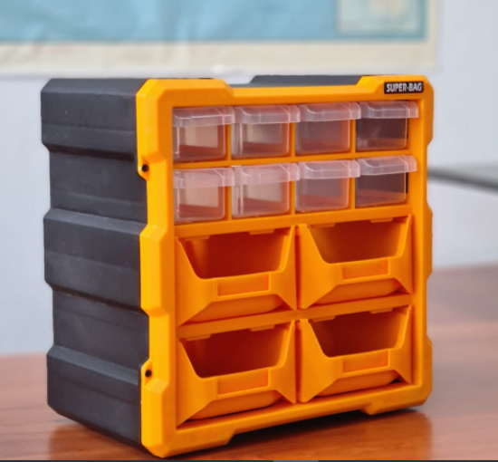 Asrın Asr- 6009 12 Li Monoblok Avadanlık Çekmece (26,7x15,7x26,2 h cm) resmi