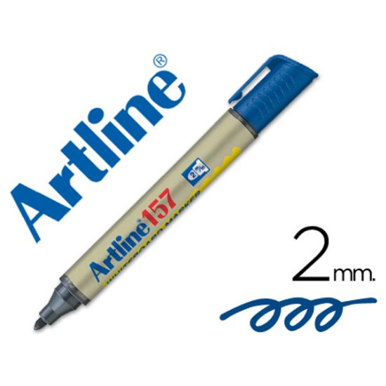 Artline Tahta Kalemi Yuvarlak Uçlu Mavi EK-157 (12 Adet) resmi
