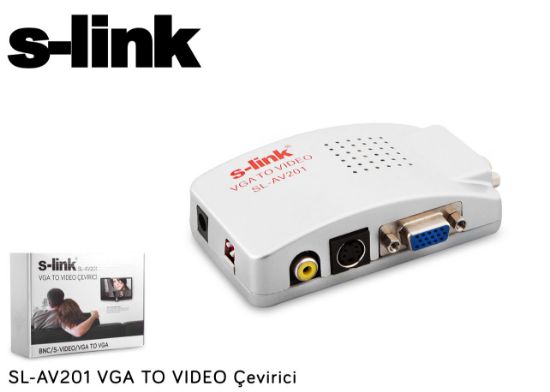 S-link SL-AV201 Vga To Video Converter resmi