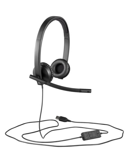 Logitech 981-000575 H570E Stereo Usb Çift Taraflı Headset Mikrofonlu  Kulaklık resmi