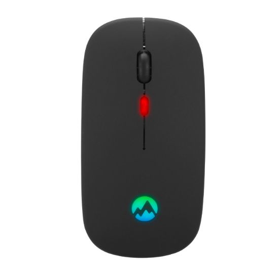 Everest SM-BT11 Usb Siyah 2in1 Bluetooth ve 2.4GHz Şarj Edilebilir Kablosuz Mouse resmi