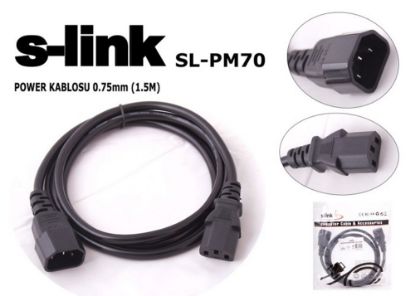 S-link  SL-PM70 1.5mt 0.75mm Power Ara Kablosu resmi