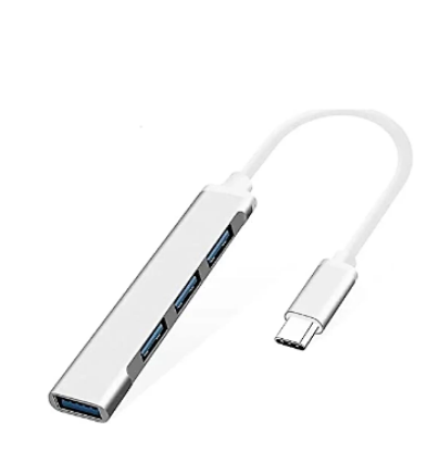 Inca IUSB-04T  Type-C Grişli 4Port Usb Hub resmi