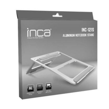 Inca Inc-121s Alimünyum Notebook Standı Gümüş Renk resmi