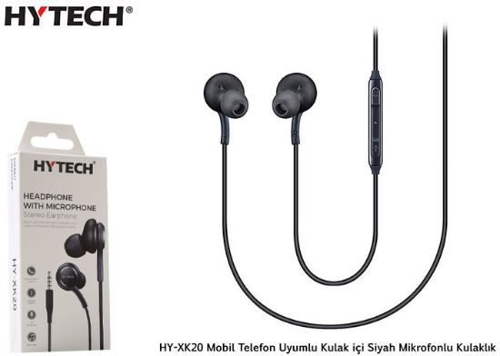 Hytech HY-XK20 Mobil Telefon Uyumlu Kulak içi Siyah kulaklık resmi