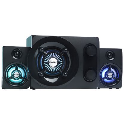 Dark SP-212 Total 25W RMS 7 Farklı Renk Titreşimli LED 2+1 Multimedia Speaker resmi
