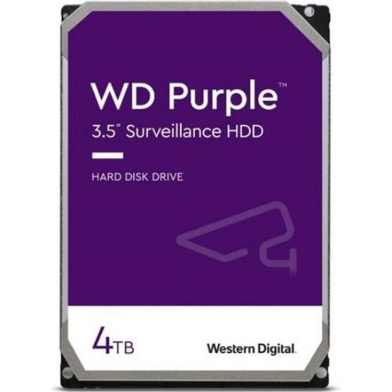Wd 4Tb 3.5 Purple WD43PURZ Sata3 5400RPM 64MB 7/24 Guvenlık Harddisk (Resmi Distribitör Ürünü) resmi
