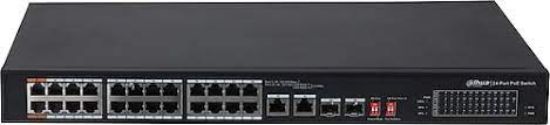 Dahua PFS3226-24ET-240 24 Port Poe 2 Port Sfp 2 Port Gbıt Uplink 10/100 Switch resmi