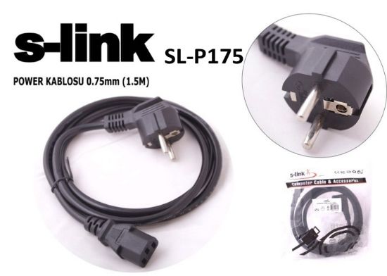 S-link SL-P175 1.5mt 0.75mm Power Elektrik Kablosu resmi