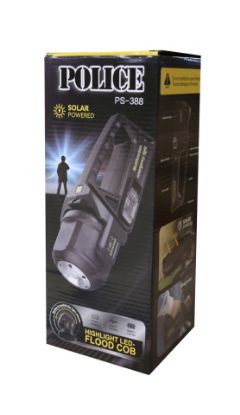 Polıce PS-388  Spot Fener Powerbank Özellikli Solarlı (Güneş Enerji) Şarjlı 180 Derece Oynar Başlık resmi