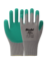 BEYBİ PL17 9 Beden Gri/Yeşil 12li Paket Legend Polyester Örme Lateks Eldiven  resmi