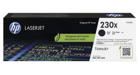 HP 230X Black Siyah 7.500 Sayfa Toner W2300X resmi