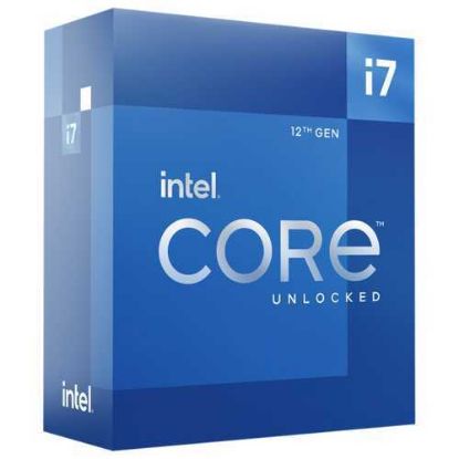 Intel Alder Lake Core TRAY i7 12700F 3.6Ghz 1700P 25Mb Box (65W) Novga Kutusuz İşlemci resmi
