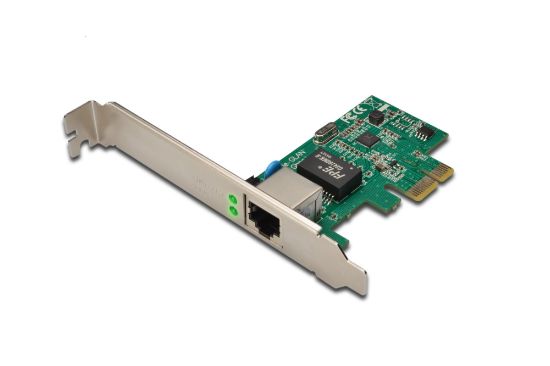 Digitus DN-10130-1 1 Port 10/100/1000 Mbps Gigabit PCI Express  32-bit, Realtek RTL8168E  resmi