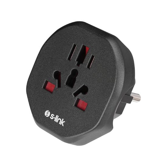 S-link SL-WL09 Universal - Türk Çevirici Çevirici Priz Adaptör resmi