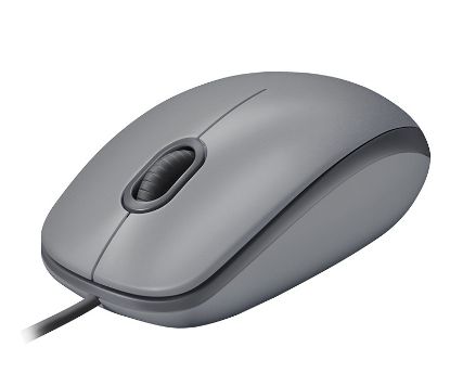 Logitech 910-006760 M110 Gray Silent (Sessiz) Kablolu Optik USB Mouse resmi