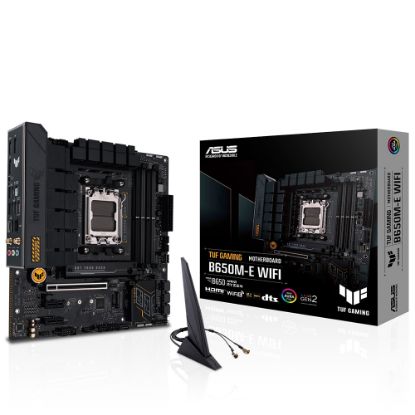ASUS Tuf Gaming B650M-E WiFi 6400MHz (OC) DDR5 Soket AM5 M.2 HDMI Mini DP mATX Anakart resmi