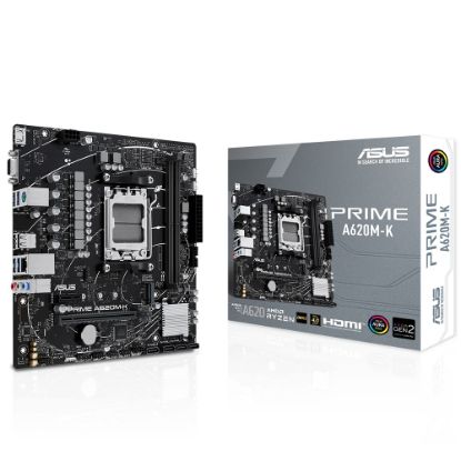 Asus Prime A620M-K 6400MHz (OC) DDR5 Soket AM5 M.2 HDMI VGA mATX Anakart resmi