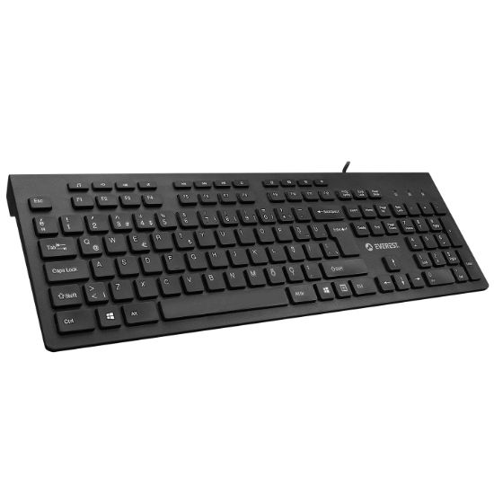 Everest DLK-180 Siyah USB Q Multimedia Klavye resmi