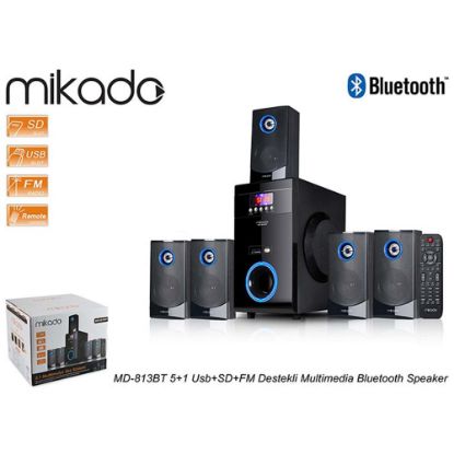 Mikado MD-581BT 5+1 Usb /Sd / Fm Destekli Multimedia Bluetooth Speaker  resmi