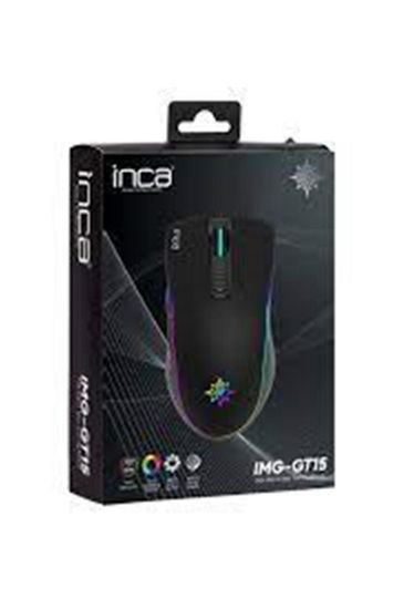 İnca IMG-GT15 RGB 4800 Dpı MacroKeysProfessional Gaming (1,5mt Kablo 3,5MM Bakır ) Örgülü 7 prog resmi