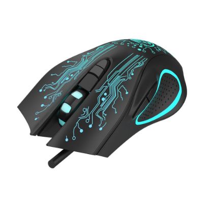 Hytech HY-X8 3200dpı RGB 6 Button  Eagle Siyah Gaming Oyuncu Mouse (1.5 Metre Kablo Uzunluğu) resmi