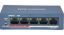 Hilook NS-0105P-35B 5 Port Megabit 4 Port PoE 35W +1 Port Megabit UplinkSwitch resmi