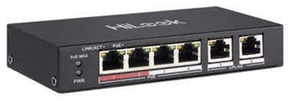 Hilook NS-0106P-35 4 Port PoE, 35W, +2 Port Megabit Uplink Switch resmi
