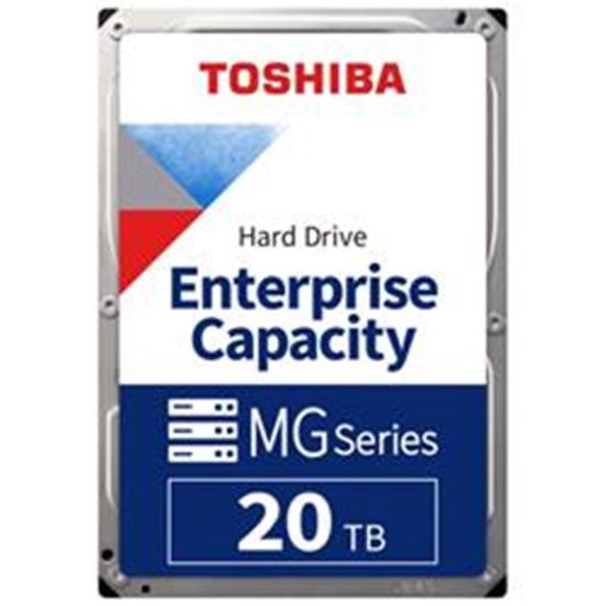 Toshiba 20TB 3.5" MG10 7200 ST-3 6.0Gb 512MB 512e MG10ACA20TE 7/24 Güvenlik Enterprise Sabit Disk resmi