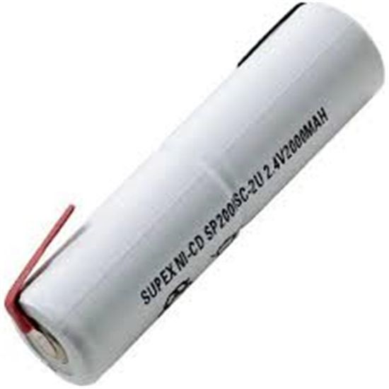 Supex Sp200SC-2Y 2.4V 2000 Mah 2li Yan Yana Süpürge Bataryası  resmi