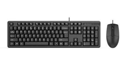 A4 Tech KR-3330 Q Usb Fn-Multimedya Klavye + Optik Mouse Set resmi