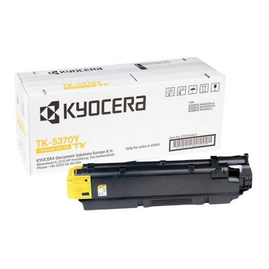 Kyocera TK-5370Y Yellow Sarı Orjinal Fotokopi Toneri Ecosys MA3500cix / MA3500cifx 5.000 Sayfa resmi