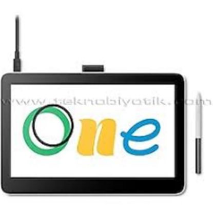 Wacom WC-DTH134W0B One 13 Touch Grafik Tablet resmi