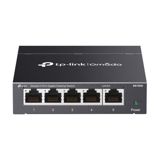 Omada Tp-Link DS105G 5 Port 10/100/1000 Mbps Switch Çelik Kasa Rack Mount resmi