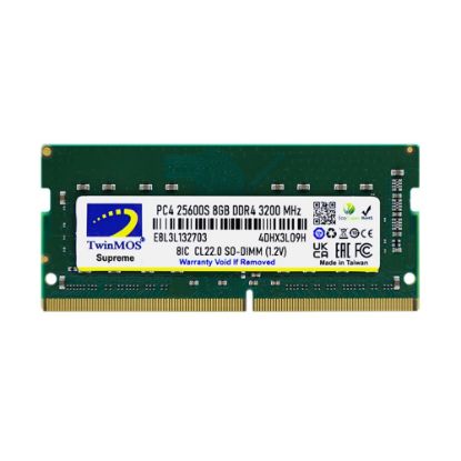 TwinMOS 8 GB DDR4 3200MHz CL22 1.2V SODIMM (MDD48GB3200N) Notebook Ram resmi