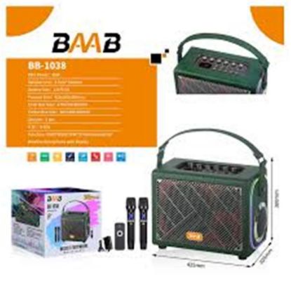 BB1038 Bluetooth Usb/Tf/Bt/Fm/Aux 8" 1500w Speaker resmi