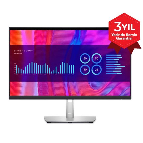 Dell 23.8" P2423DE 2560x1440 60Hz 8ms HDMI DP Type-C IPS Monitör resmi