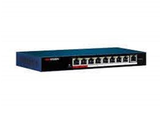 Hikvision DS-3E0510P-E/M 8 Portlu 10/100/1000 Gigabit Fast Ethernet Switch resmi