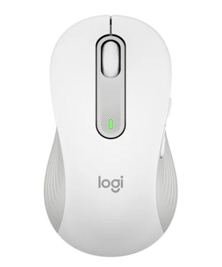 Logitech 910-006240 M650 L Signature Kablosuz Beyaz Sol El Büyük Boyutlu Mouse resmi