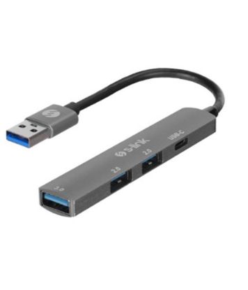 S-link SW-U322 2*USB2.0, 1*USB3.0, 1*Type-C Type-C Metal USB Hub resmi