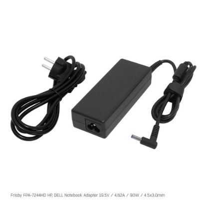 Frisby FPA-7244HD Notebook Adaptör (HP, DELL) 19.5V 4.62A (Uç Boyutu : 4.5 x 3.0mm) resmi