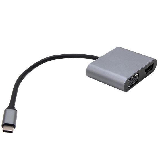 Vcom CU4512 Type-C To Hdmi+Vga+Usb2.0+ Type-C Çevirici resmi