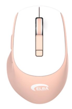 Elba B554 Pembe-Beyaz 6D 2.4Ghz Kablosuz Mouse resmi