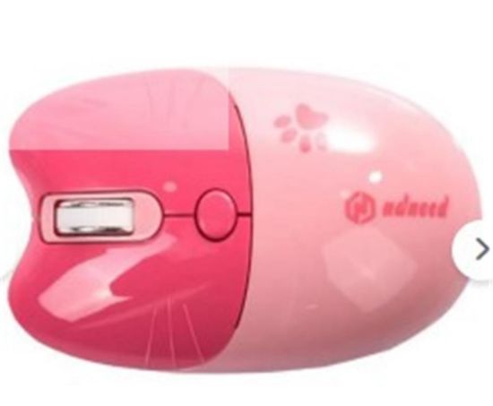 Ndneed sevimli Kedi Kablosuz Pembe Bluetooth Mouse resmi