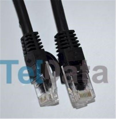 Teldata TLD-030S Cat6 0.30MT Siyah Utp Patch Kablo resmi