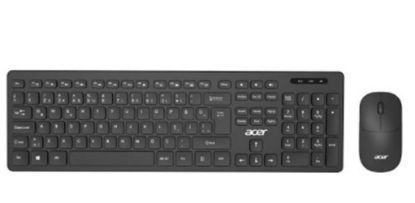 Acer OAK-920 Siyah Kablosuz Sessiz Tuşlu  2.4 Ghz Klavye Moue Set ( Mouse 1200Dpı) resmi