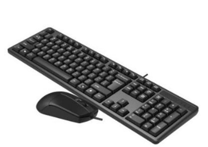 Acer OAK-930 Kablolu Sessiz Tuşlu  Klavye Moue Set Siyah (Klavye 1,40Cm/Mouse 1.60Cm Kablo) resmi