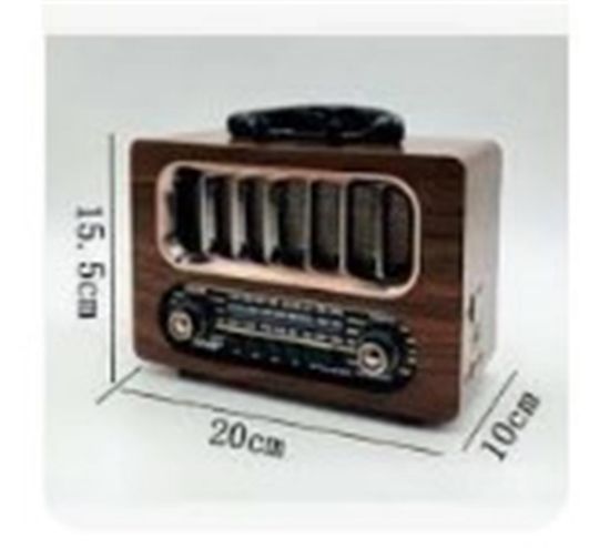 Everton Rt-658  Bluetooth Fm/Usb/Tf/Aux Şarjlı Nostaljik Radyo resmi